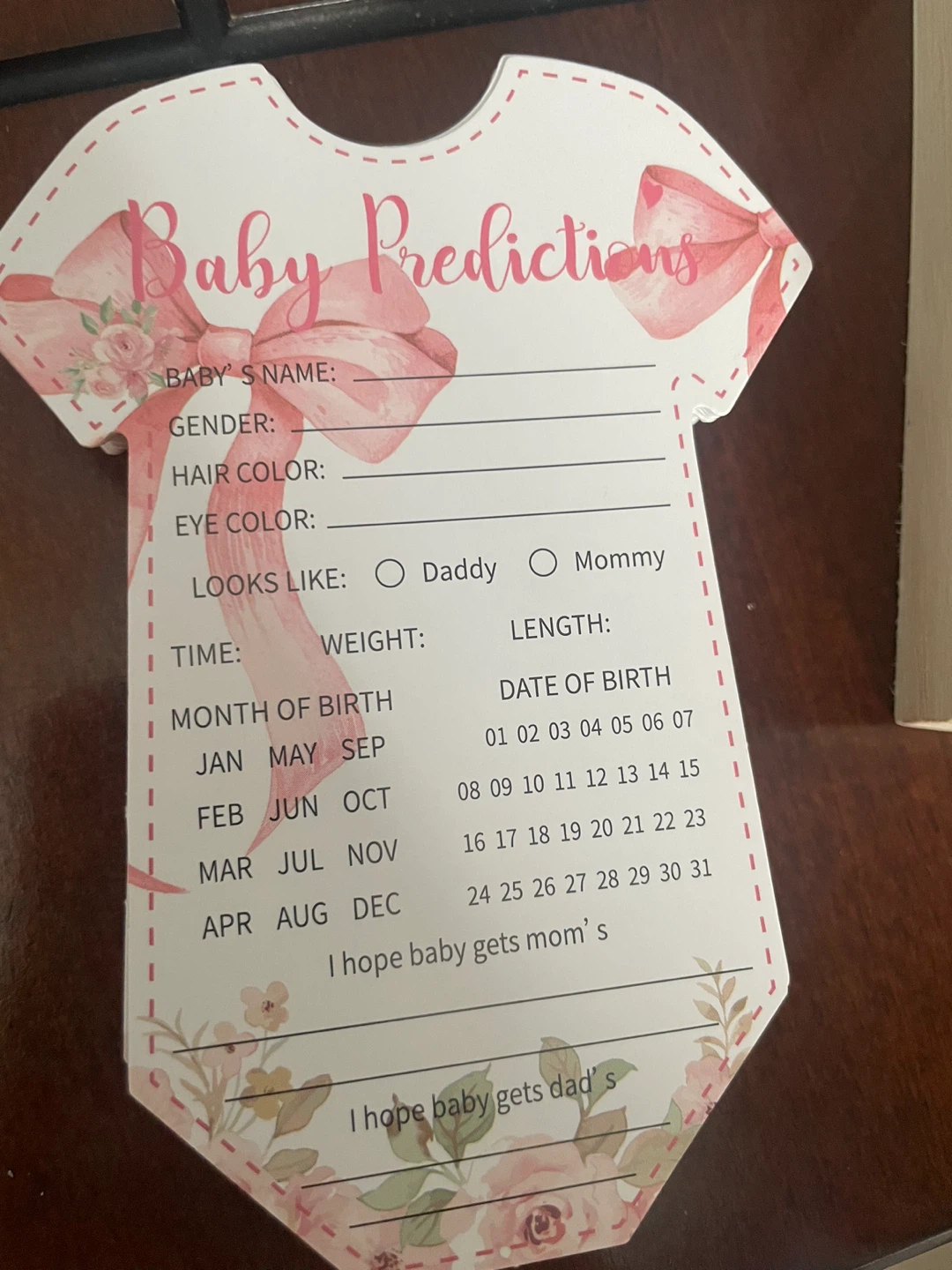 NEW! Baby Shower Predictions & Advice Box Set - photo 4