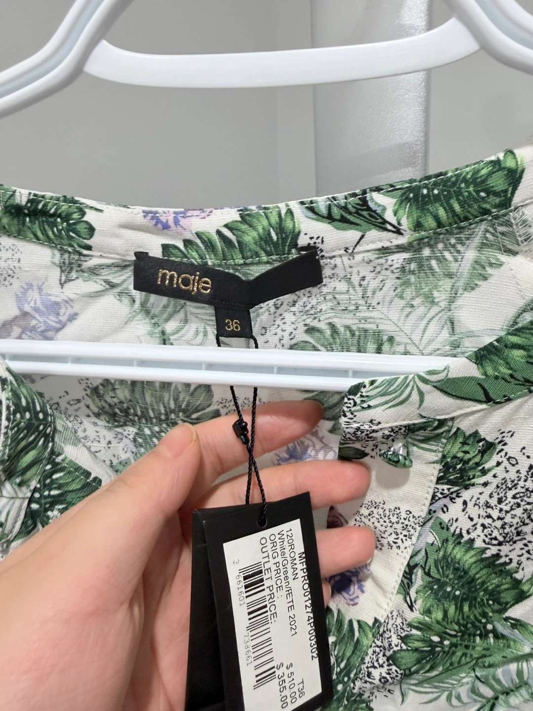BRAND NEW Maje Floral Print Dress - photo 5