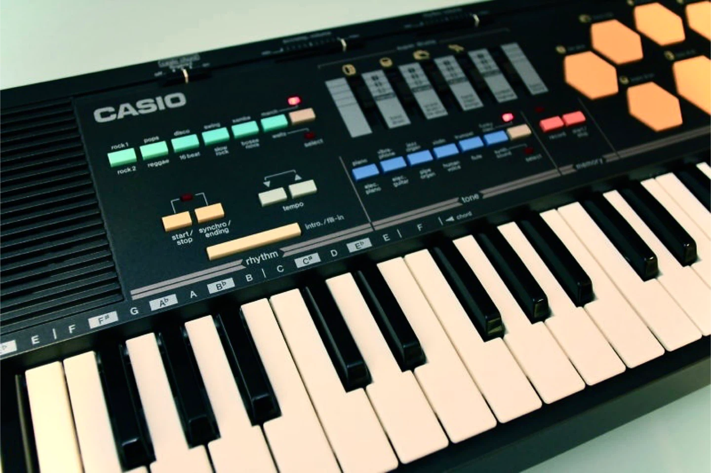 *LNIB* Vintage Casio MT-520 Synthesizer w Drum Machine and Stand - photo 2