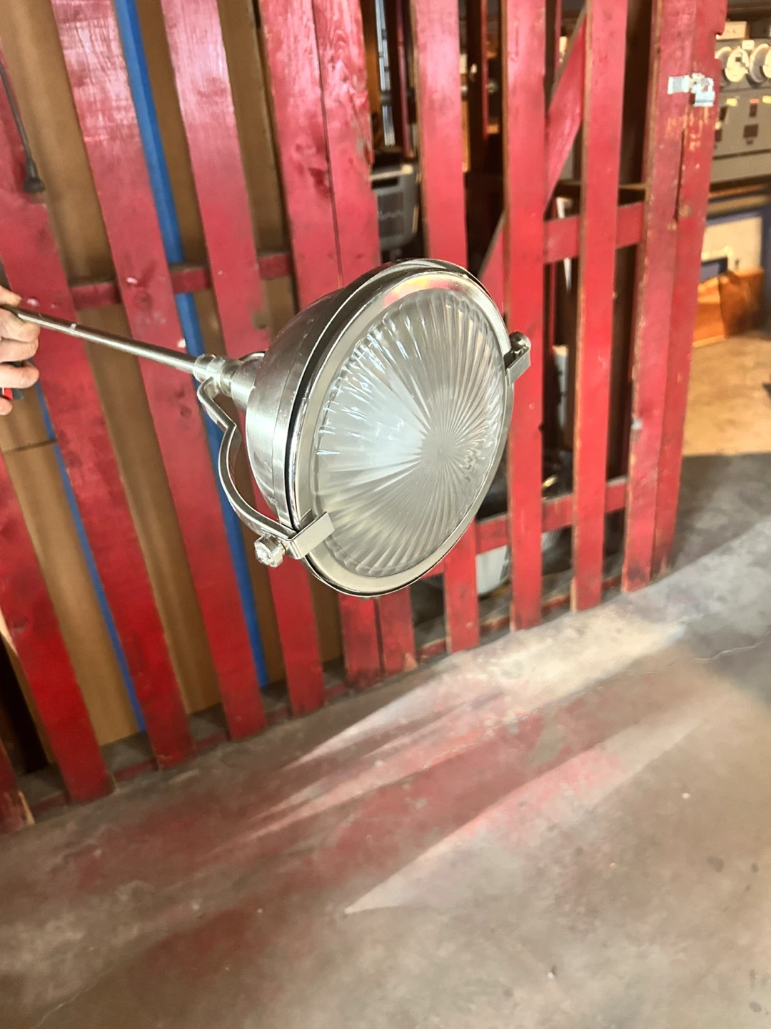 Set of 3 Silver Pendant Lights - photo 3