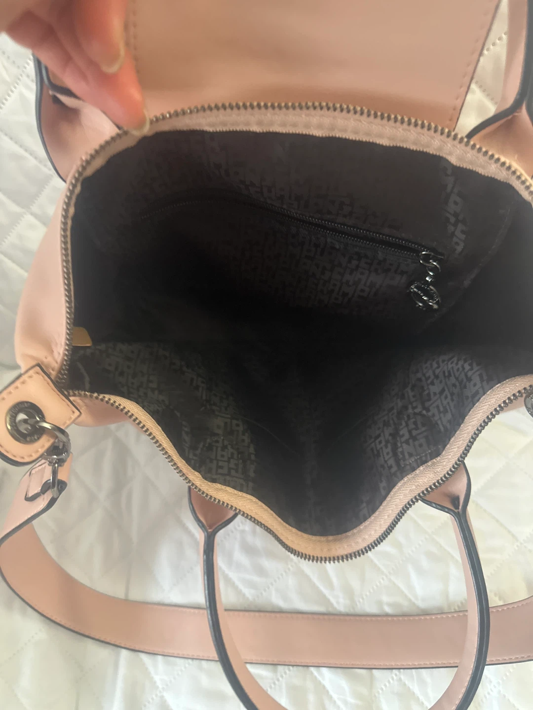 Longchamp Le Pliage Cuir Small Satchel Bag - Rose Pink - photo 4
