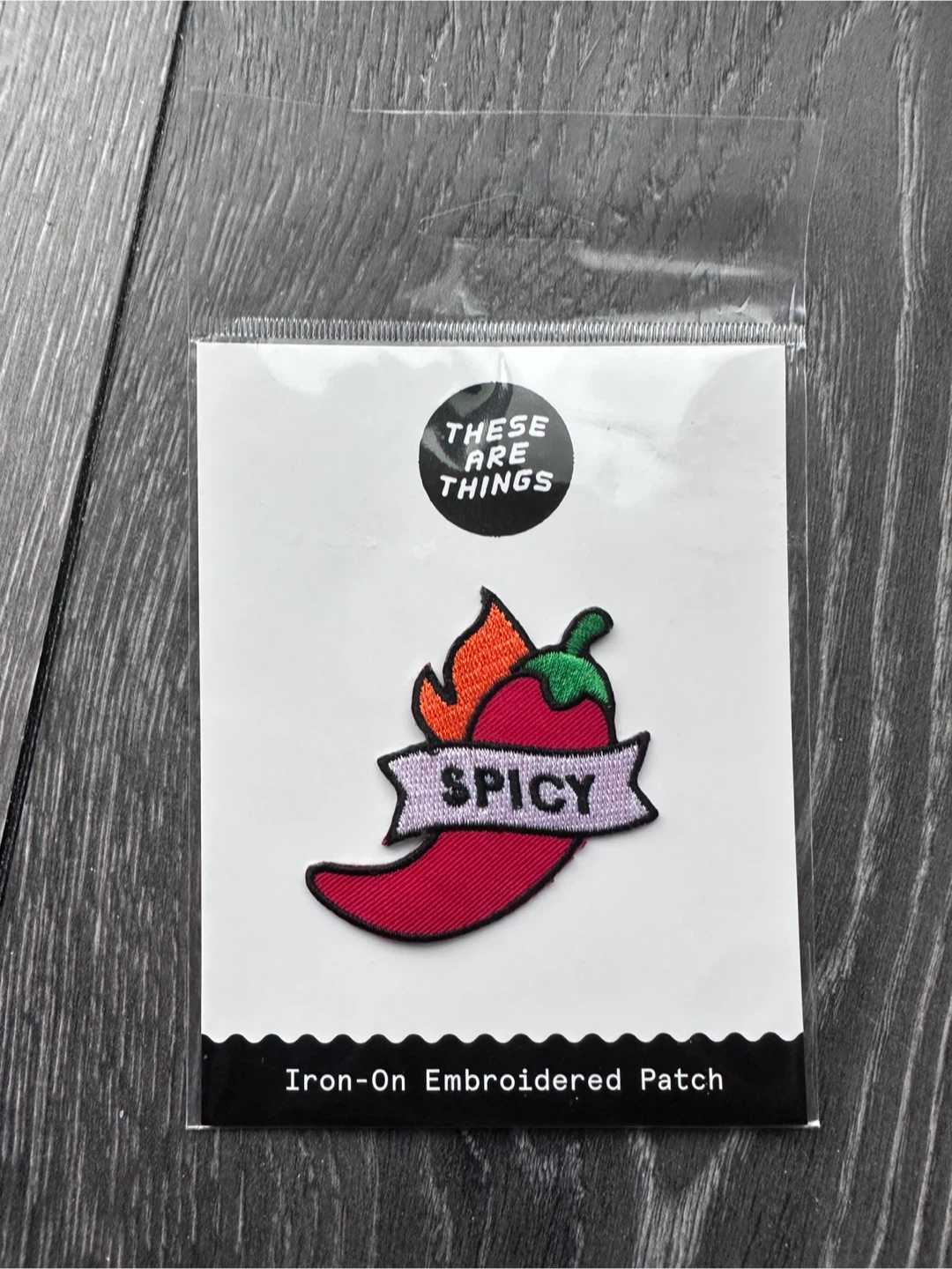 Spicy Chili Pepper Iron-On Embroidered Patch