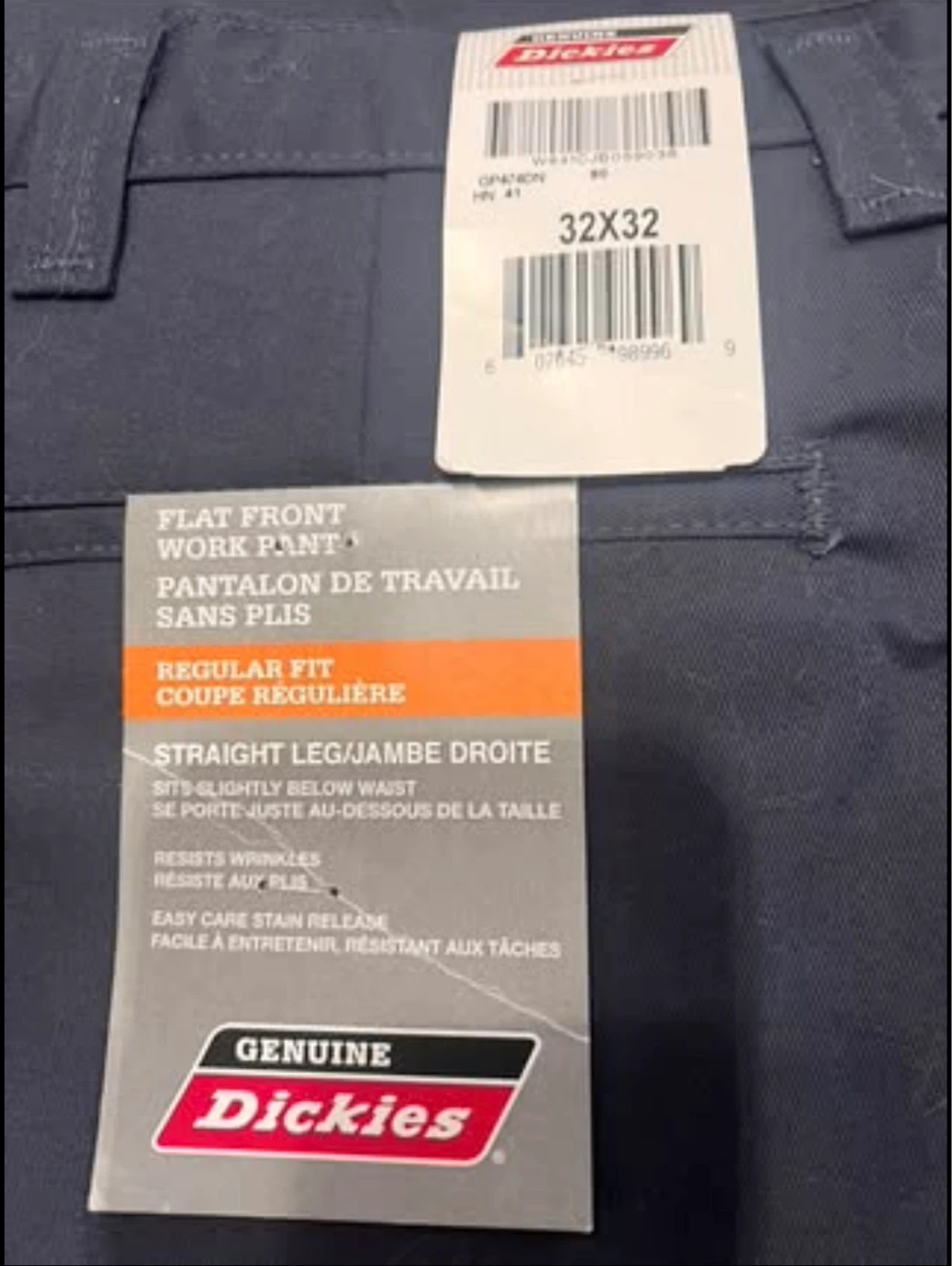Dickies Flat Front Work Pants Size 32x32