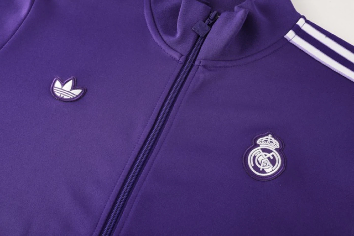 Adidas Real Madrid Tracksuit Purple XXL - photo 4