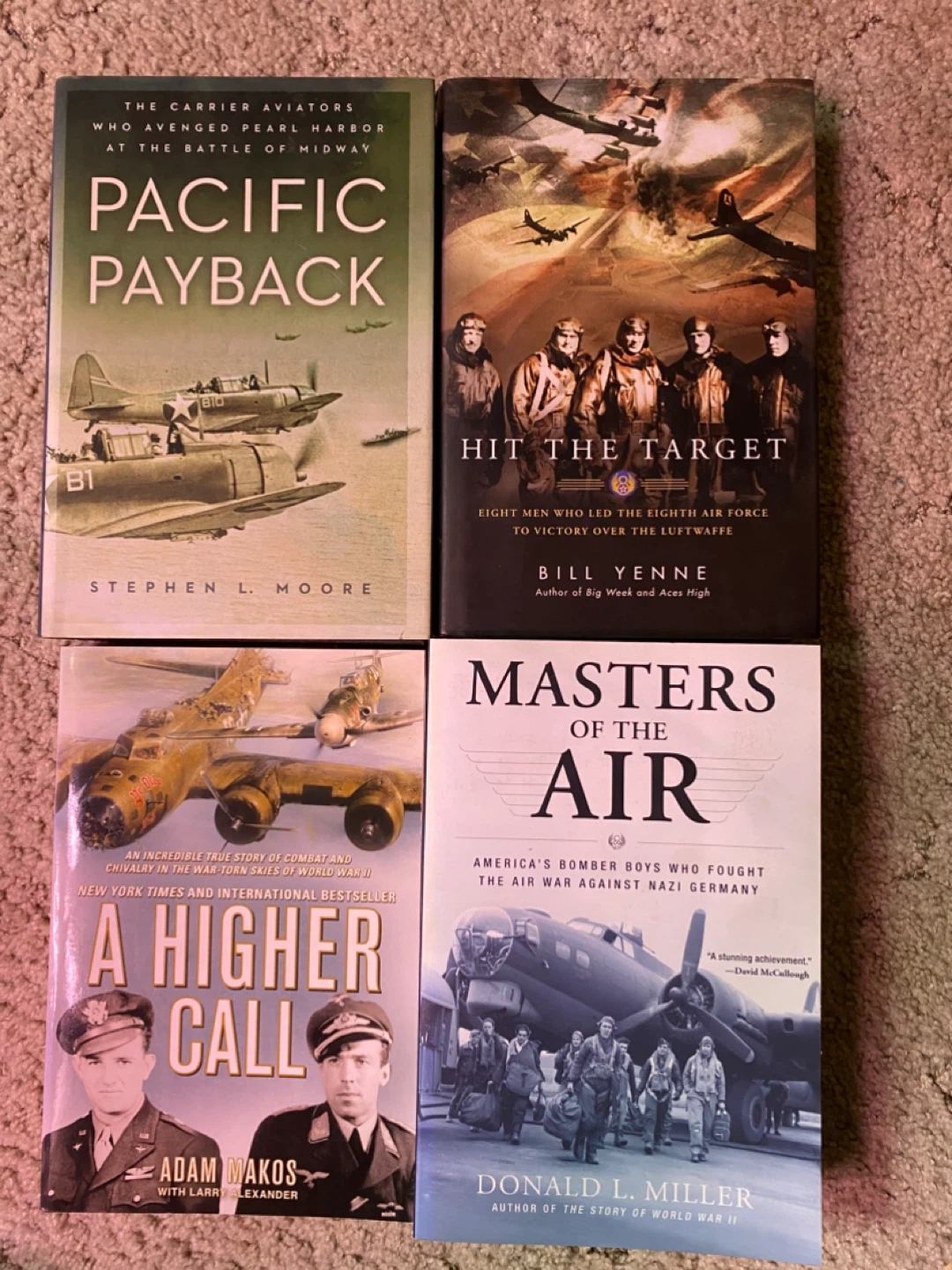 Lot of 4 WWII Aviation History Books