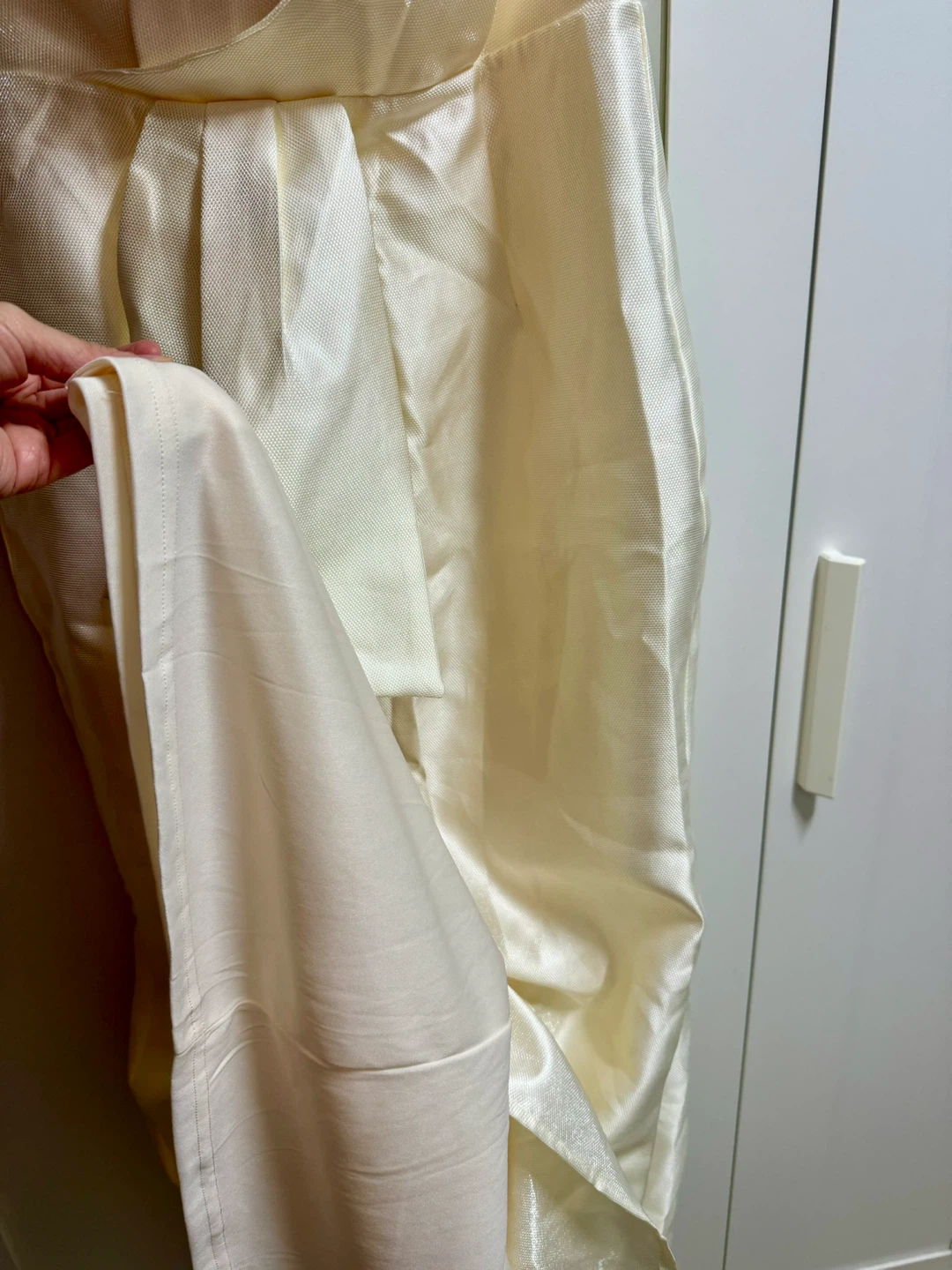 Fashion Nova Cream One-Shoulder Dress - photo 2