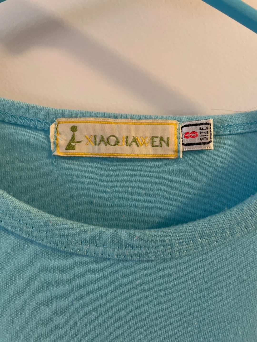 Blue Long Sleeve top for girls age 7-8 like new - photo 2