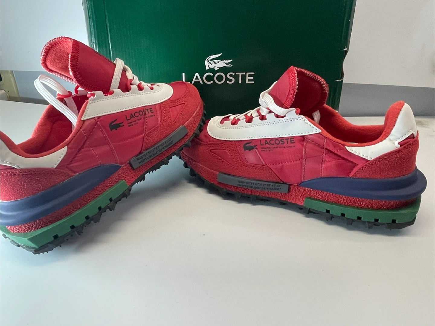 Lacoste Men's Sneakers - Red and Black - photo 4