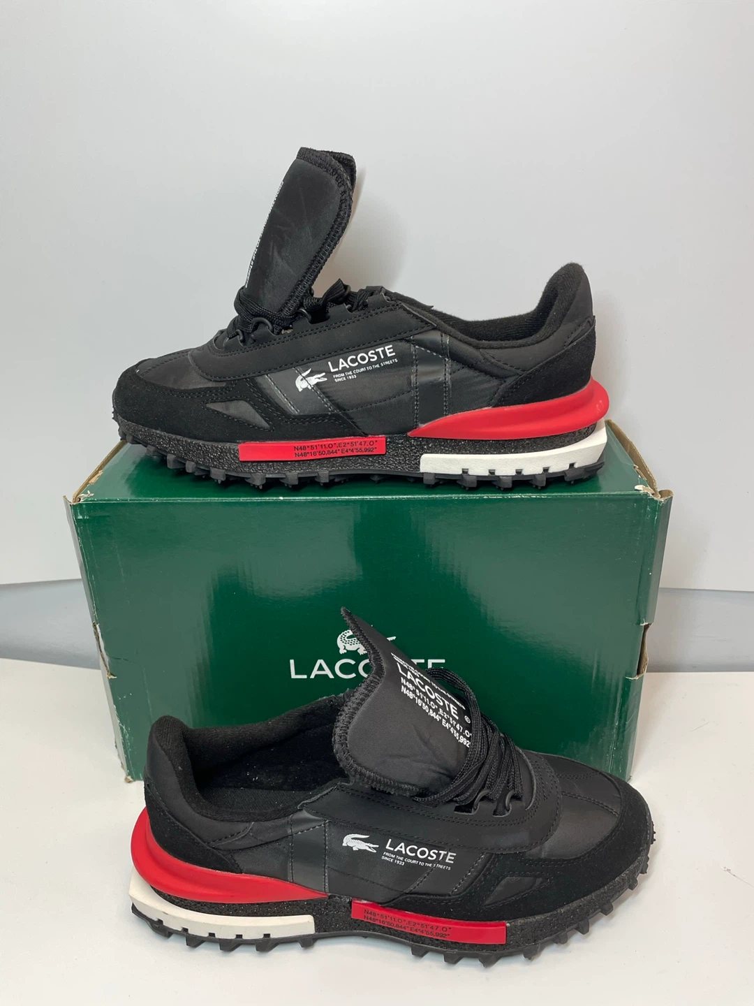 Lacoste Men's Sneakers - Red and Black - photo 3