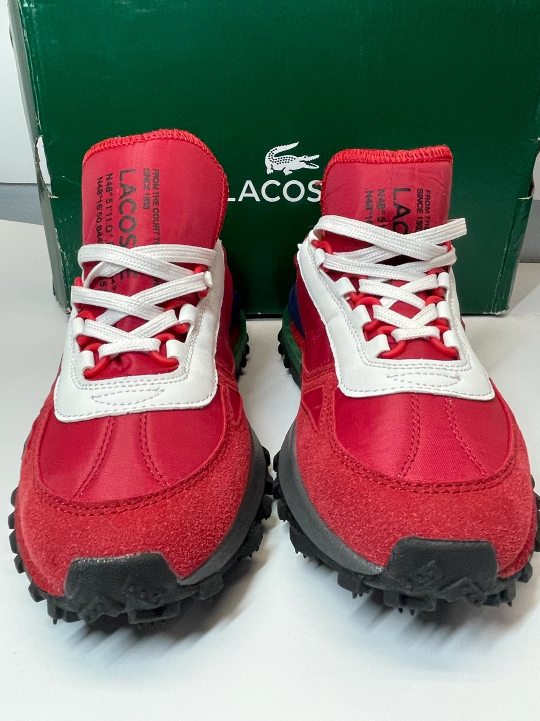 Lacoste Men's Sneakers - Red and Black