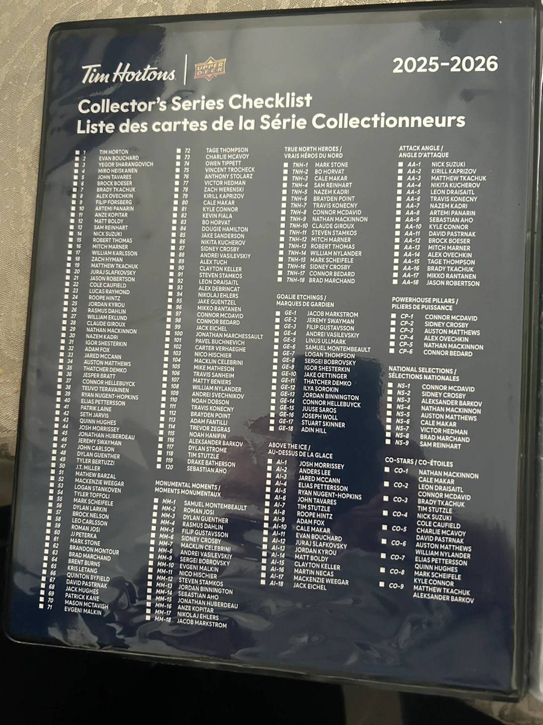 Tim Hortons NHL Trading Cards 2025-2026 Collector's Series - photo 2