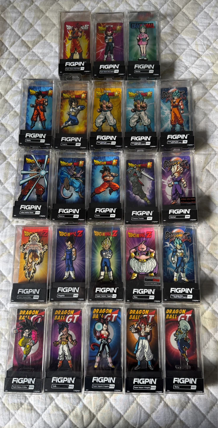 HUGE Dragon Ball FiGPiN Collection - Exclusive & Retired Hits - photo 3