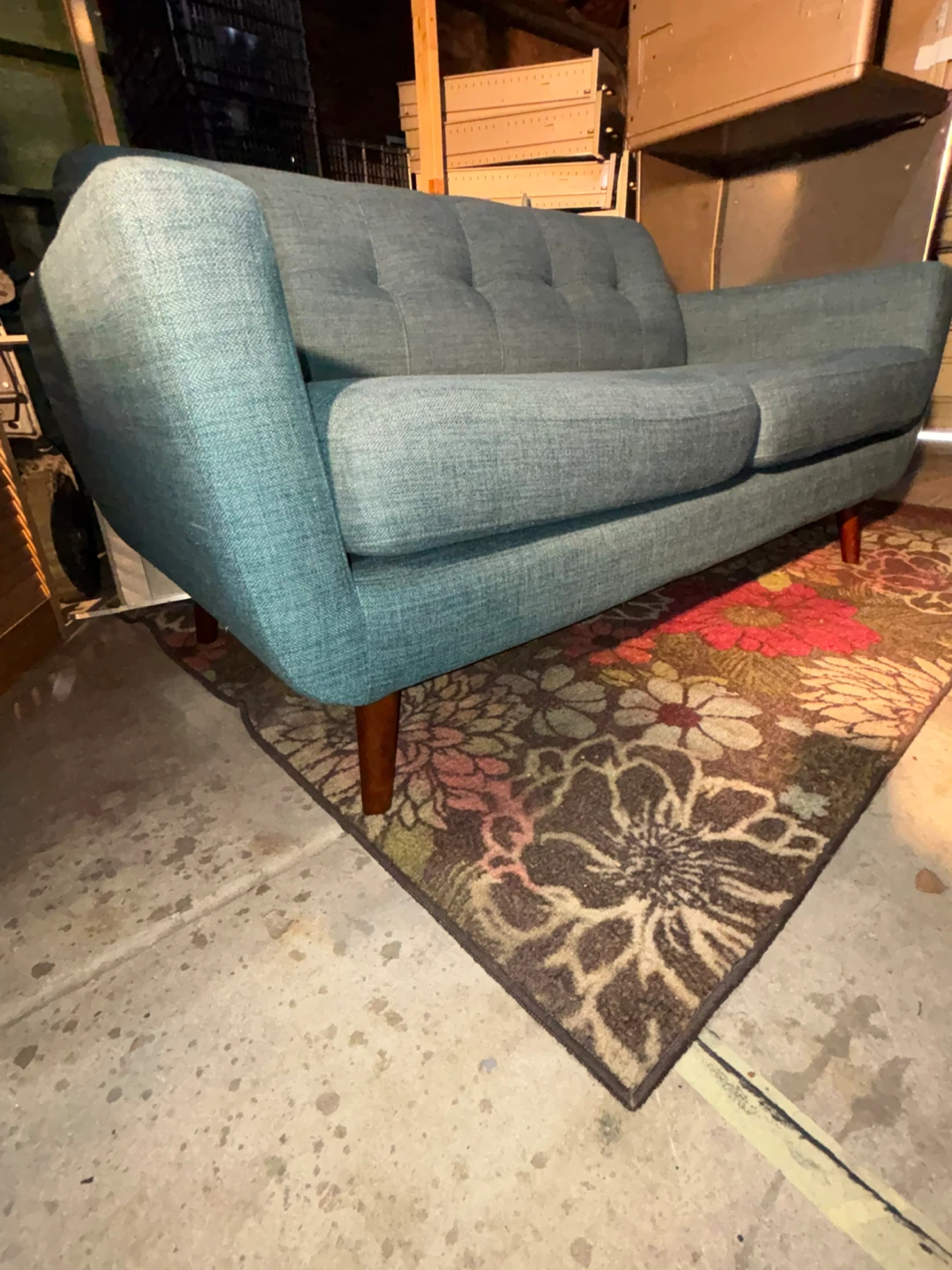 Bettie teal 65” Sofa - photo 2