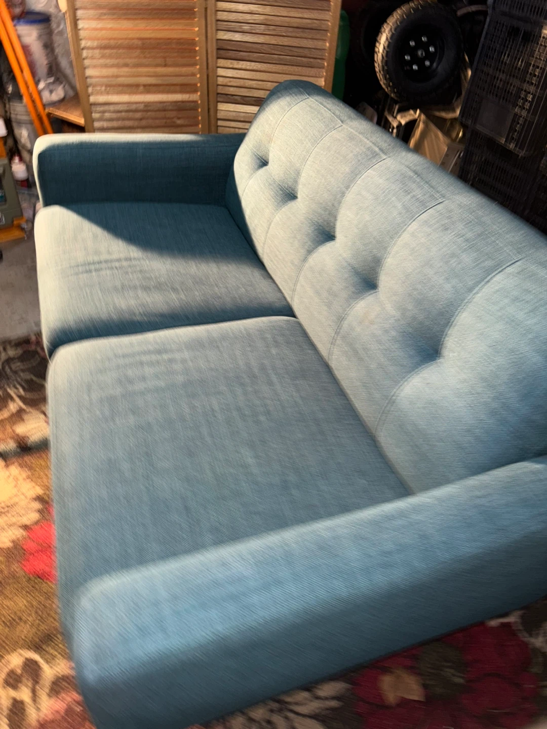Bettie teal 65” Sofa - photo 5