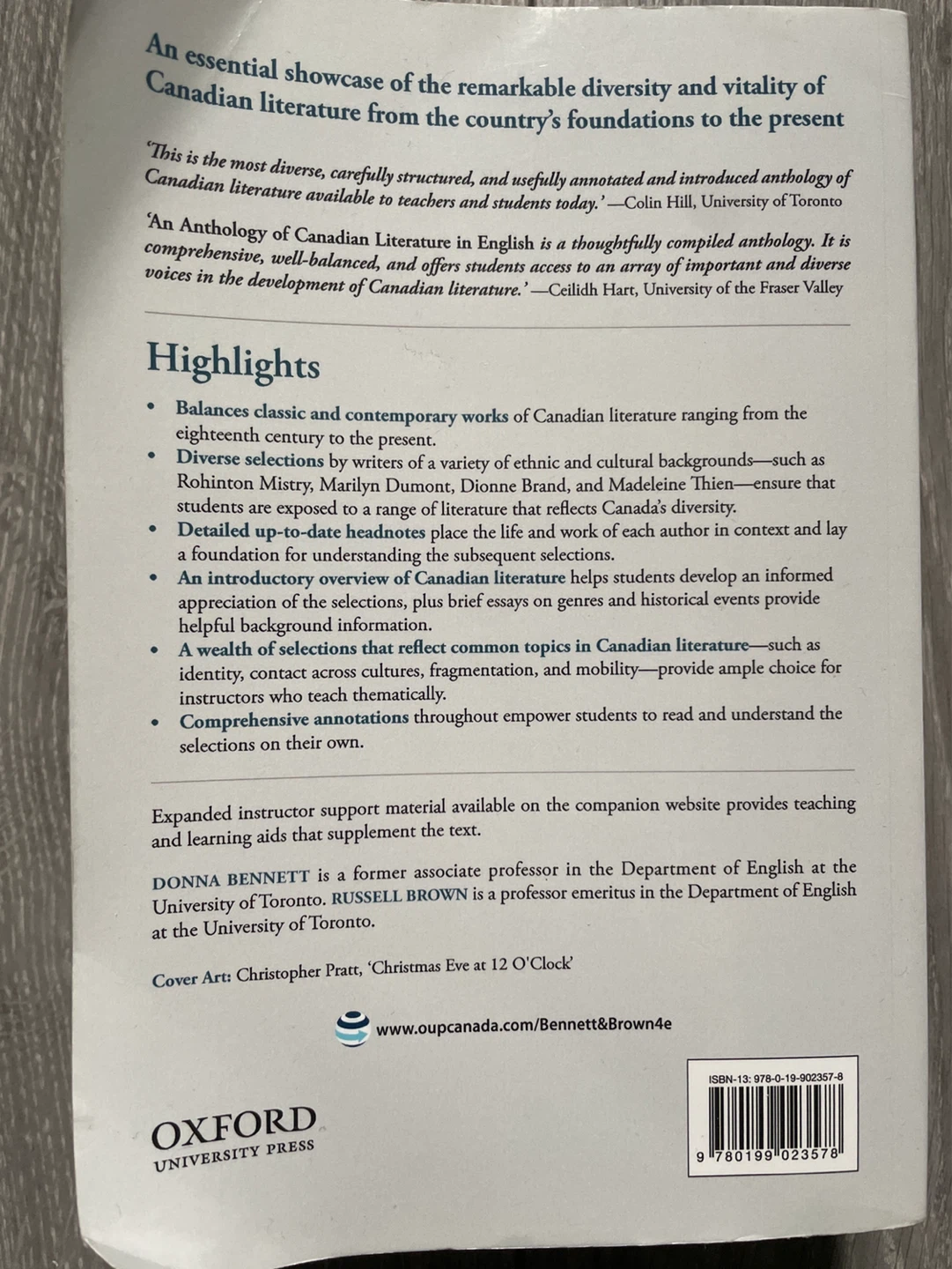An Anthology of Canadian Literature in English - photo 2