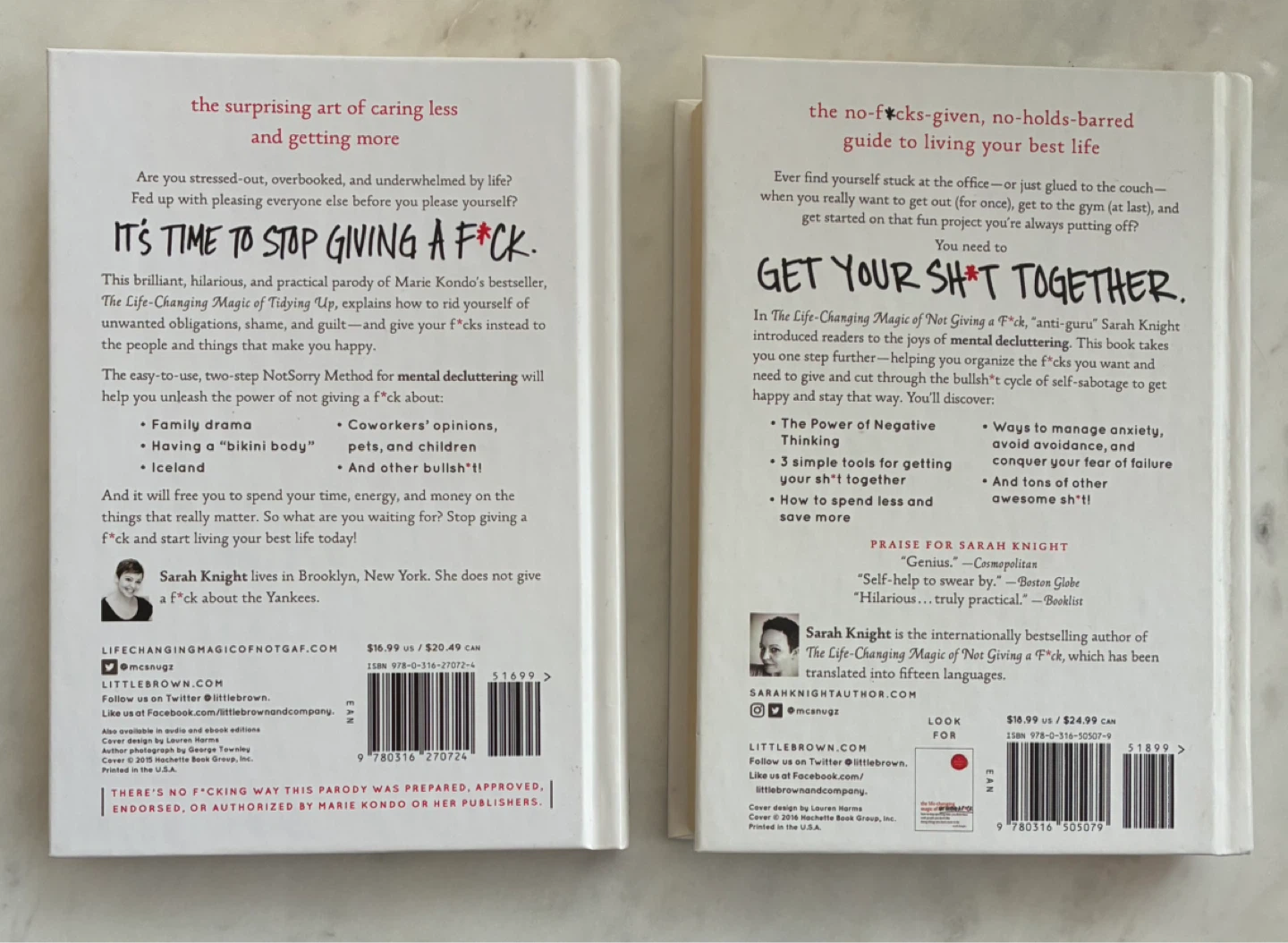 New hardcover Books by Sarah Knight - photo 2