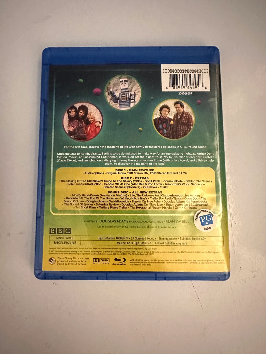 The Hitchhiker's Guide to the Galaxy Special Edition Blu-ray - photo 2