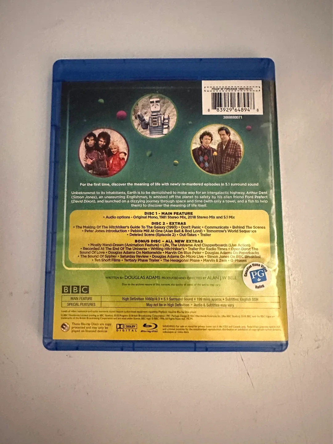 The Hitchhiker's Guide to the Galaxy Special Edition Blu-ray - photo 2