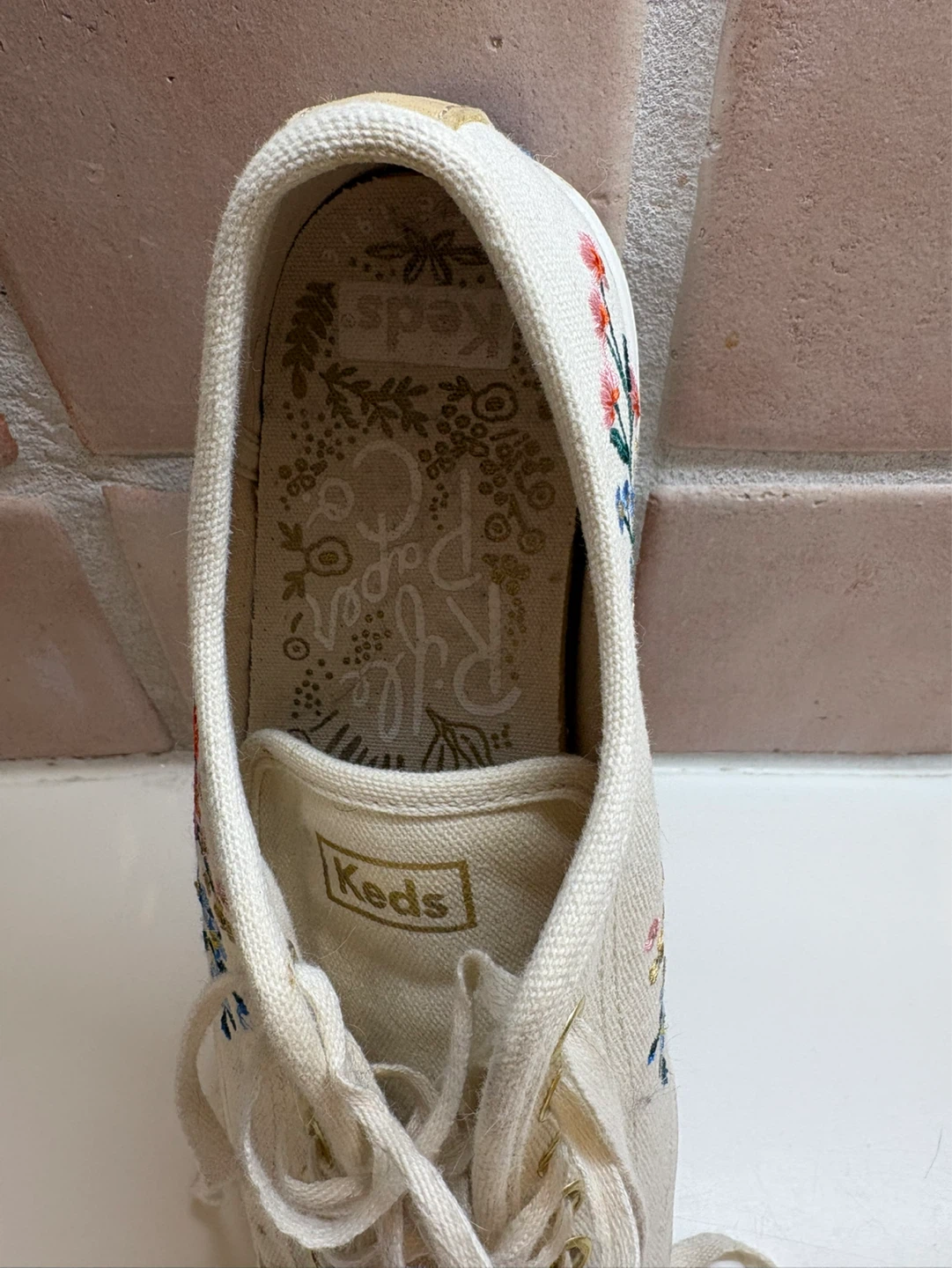 Keds  X Rifle Paper Company Embroidered Canvas Sneakers - photo 3