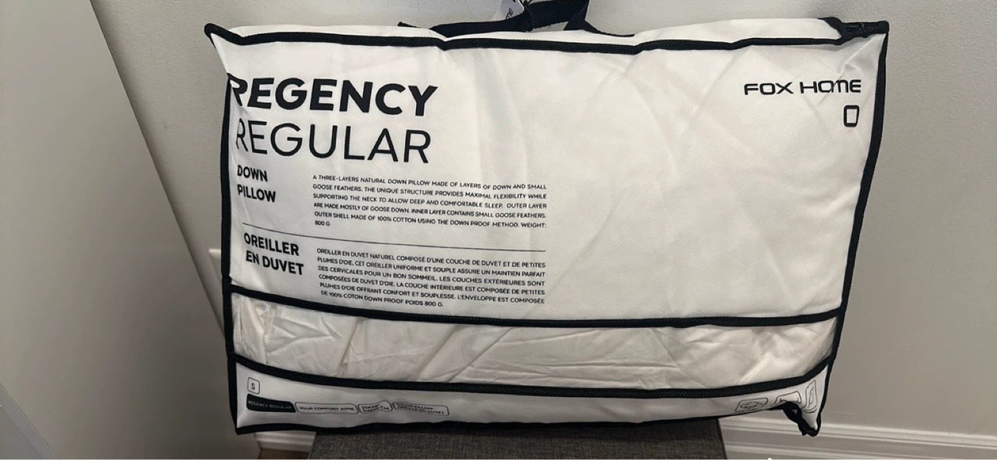 Brand new Fox Home Regency Regular Down Pillow - photo 2