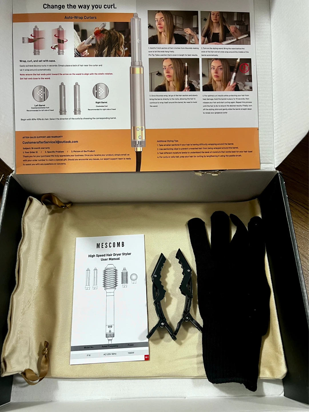 MESCOMB 5-in-1 High-Speed Air Styling & Drying System - photo 3