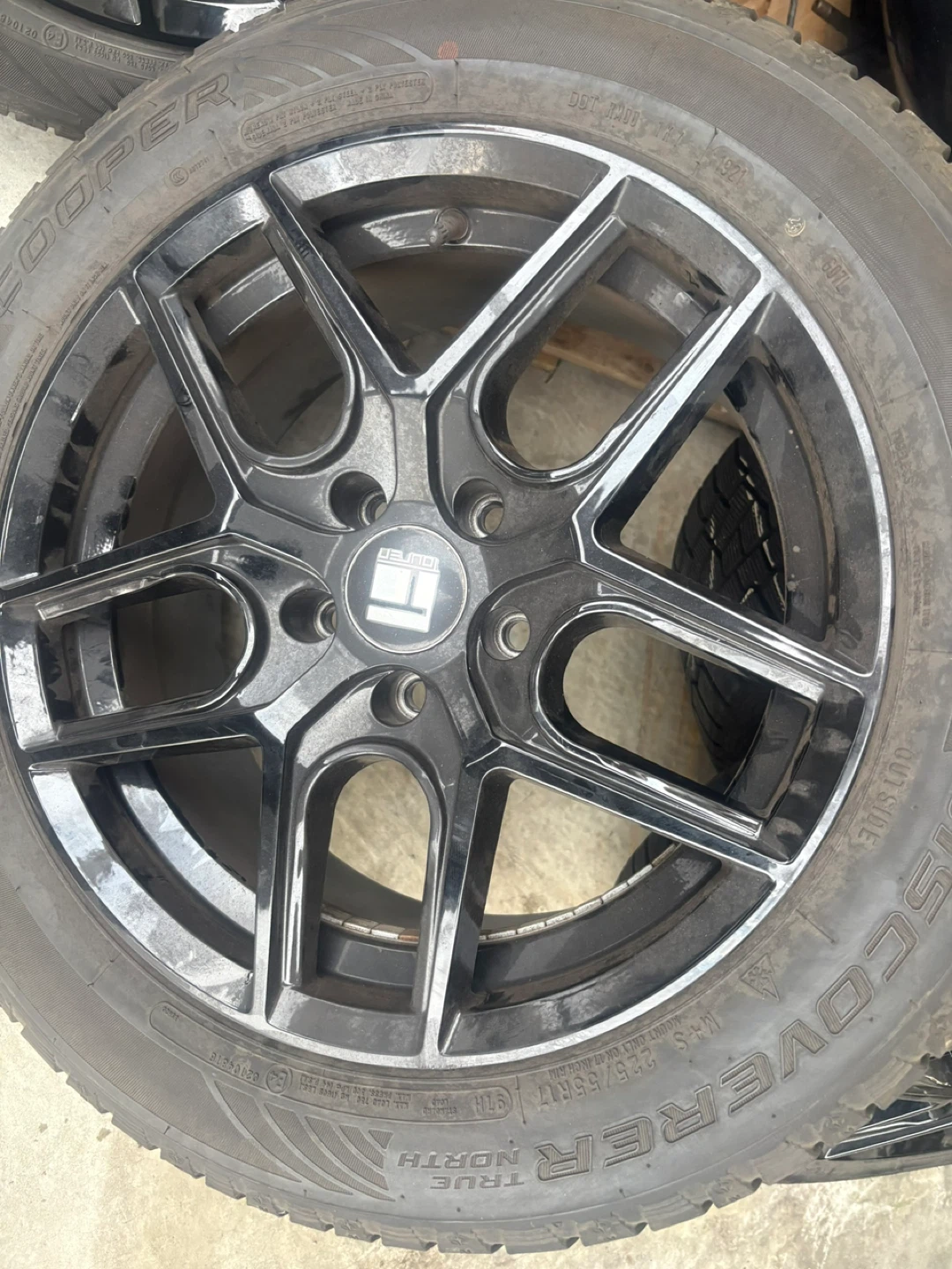 Black Alloy Wheels with Cooper Tires - photo 2