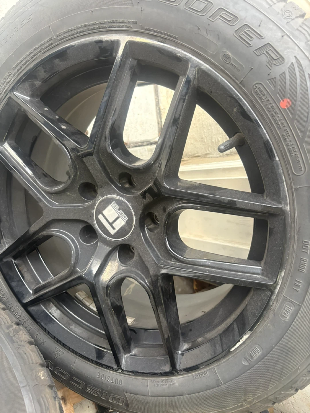 Black Alloy Wheels with Cooper Tires - photo 3