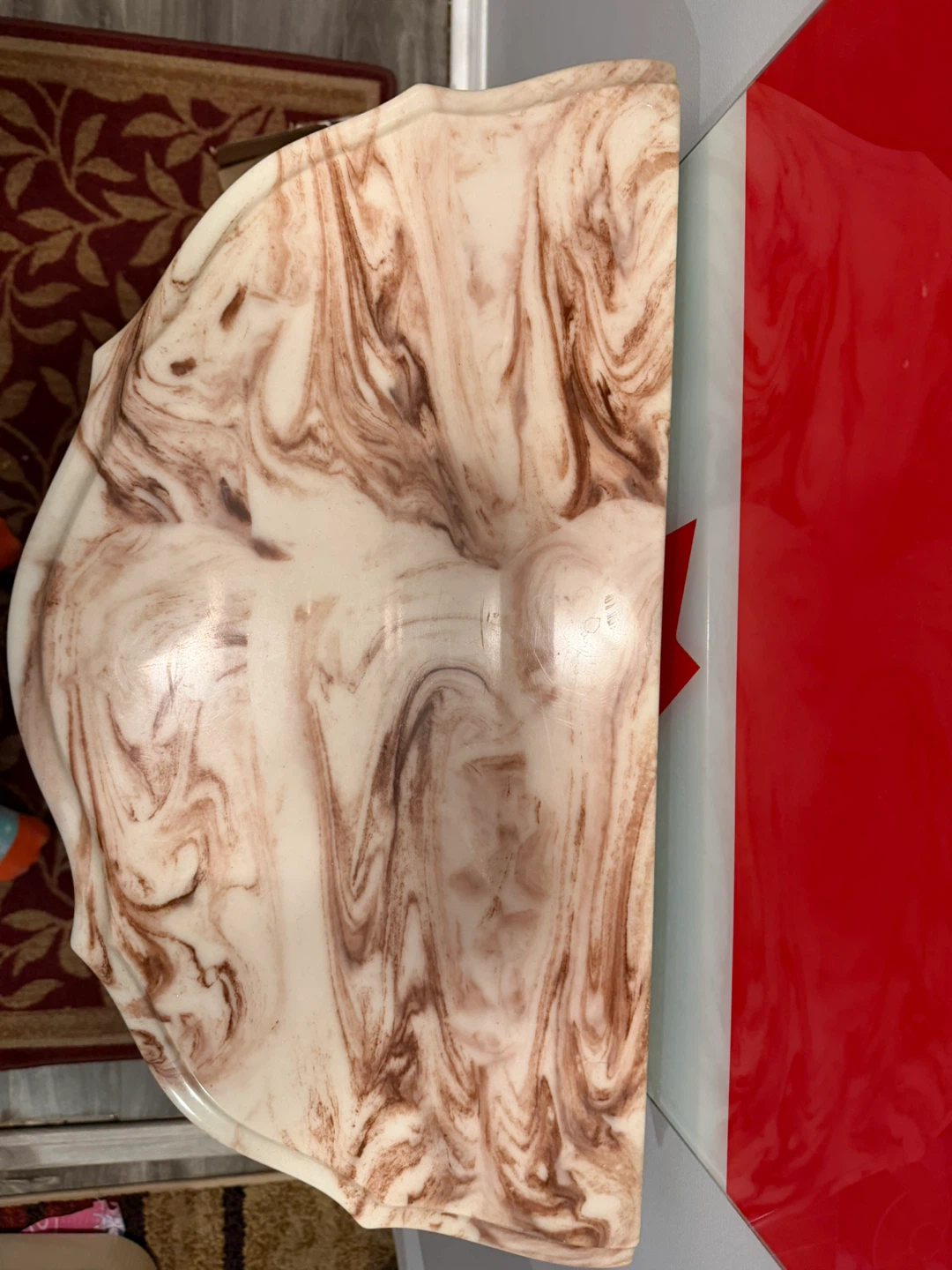 Ornate Console Table with Marble Top and Gold Accents - photo 3