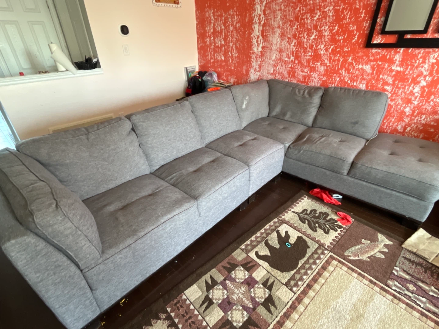 Grey Sectional Sofa