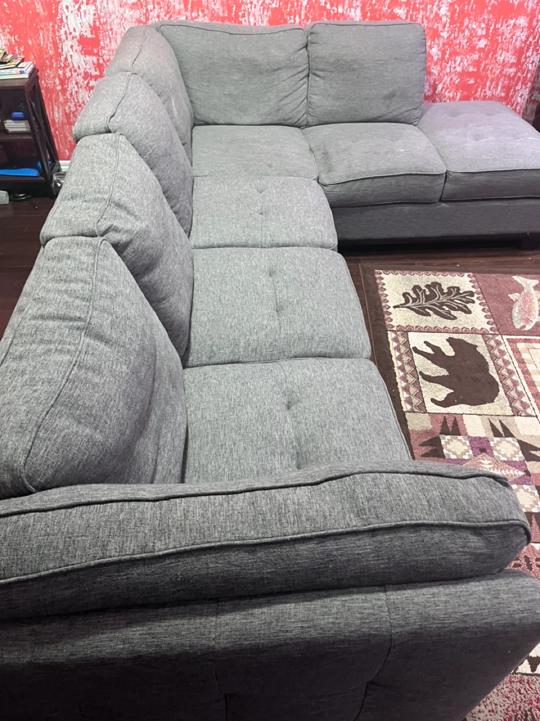 Grey Sectional Sofa - photo 4