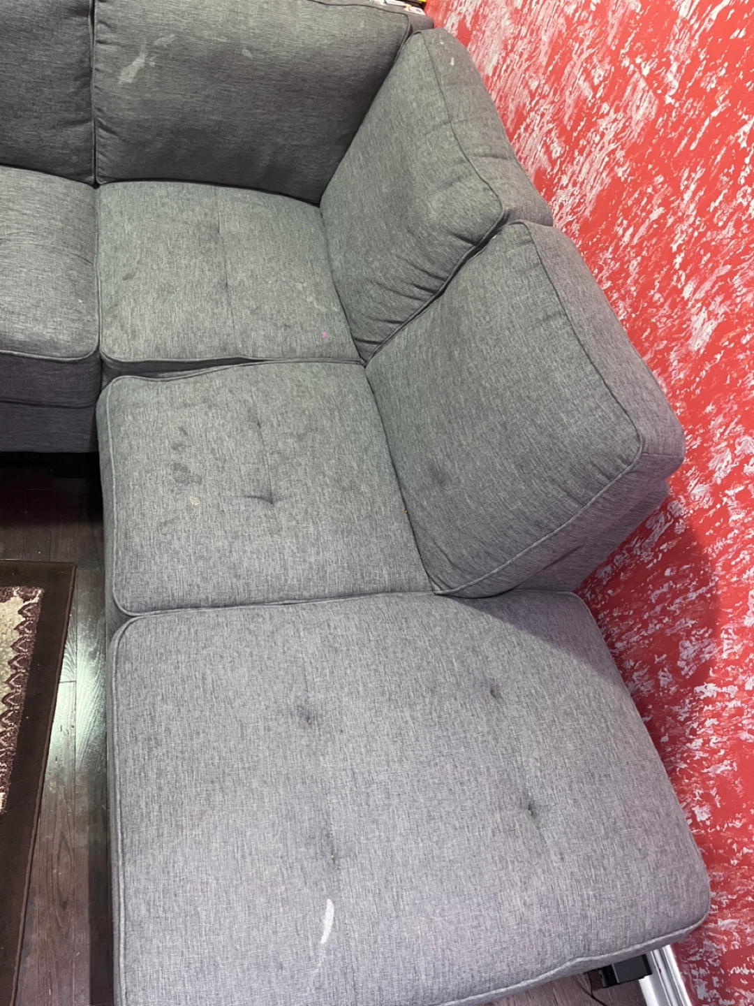Grey Sectional Sofa - photo 3