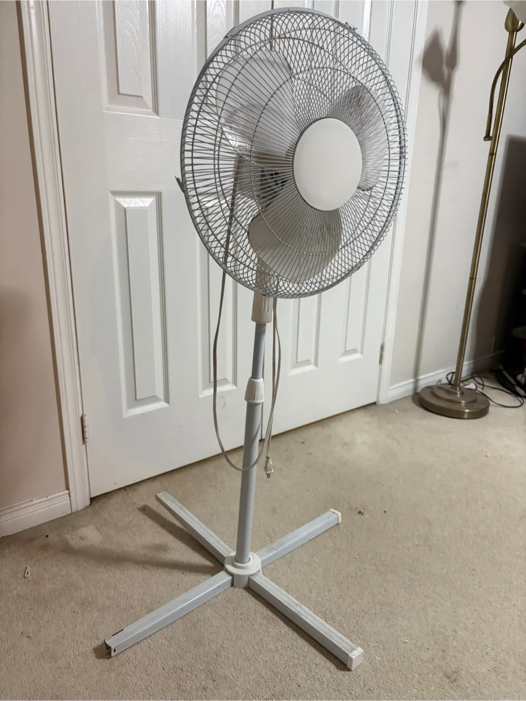 White Pedestal Fan - photo 2
