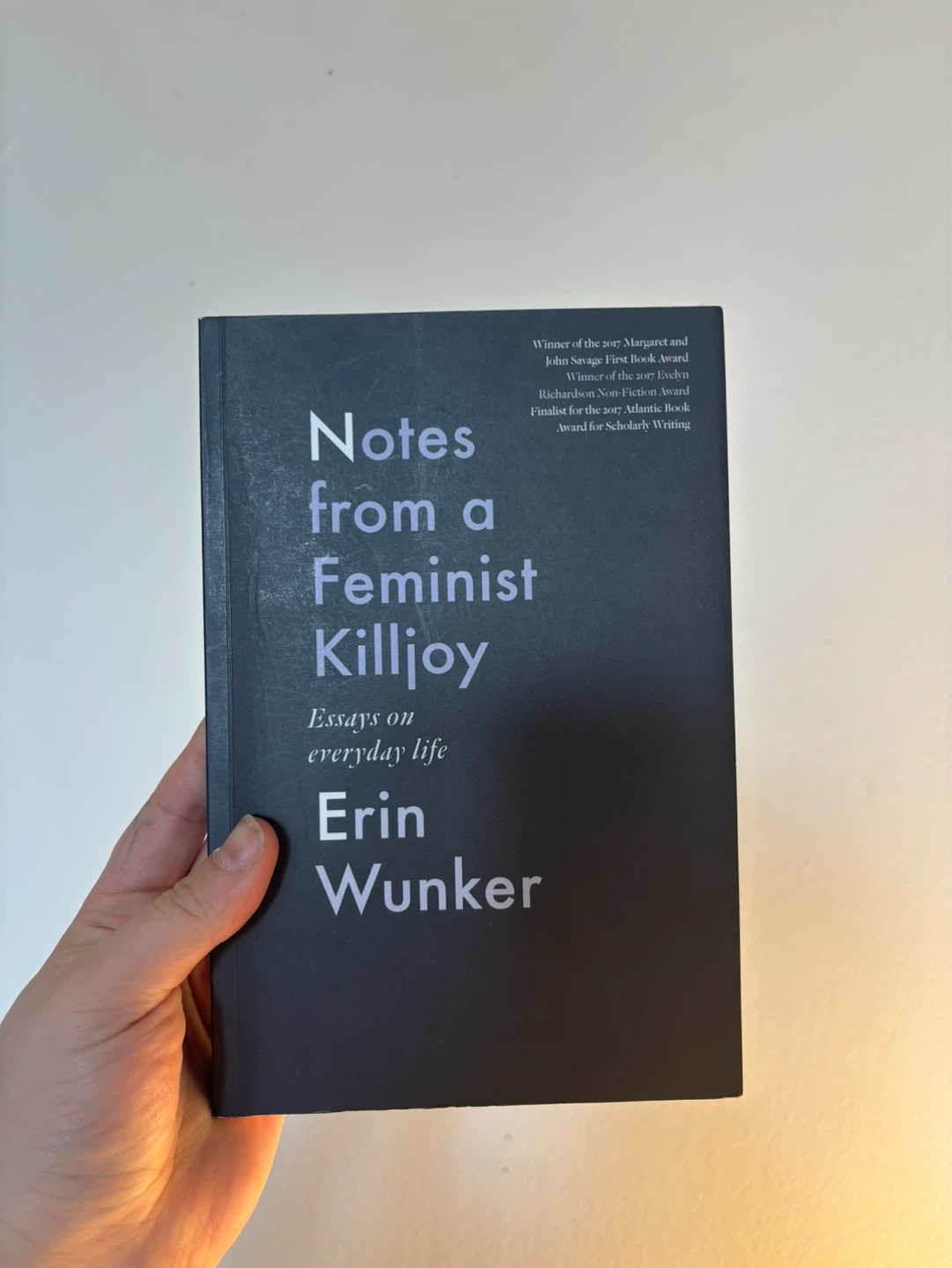 Notes from a Feminist Killjoy by Erin Wunker