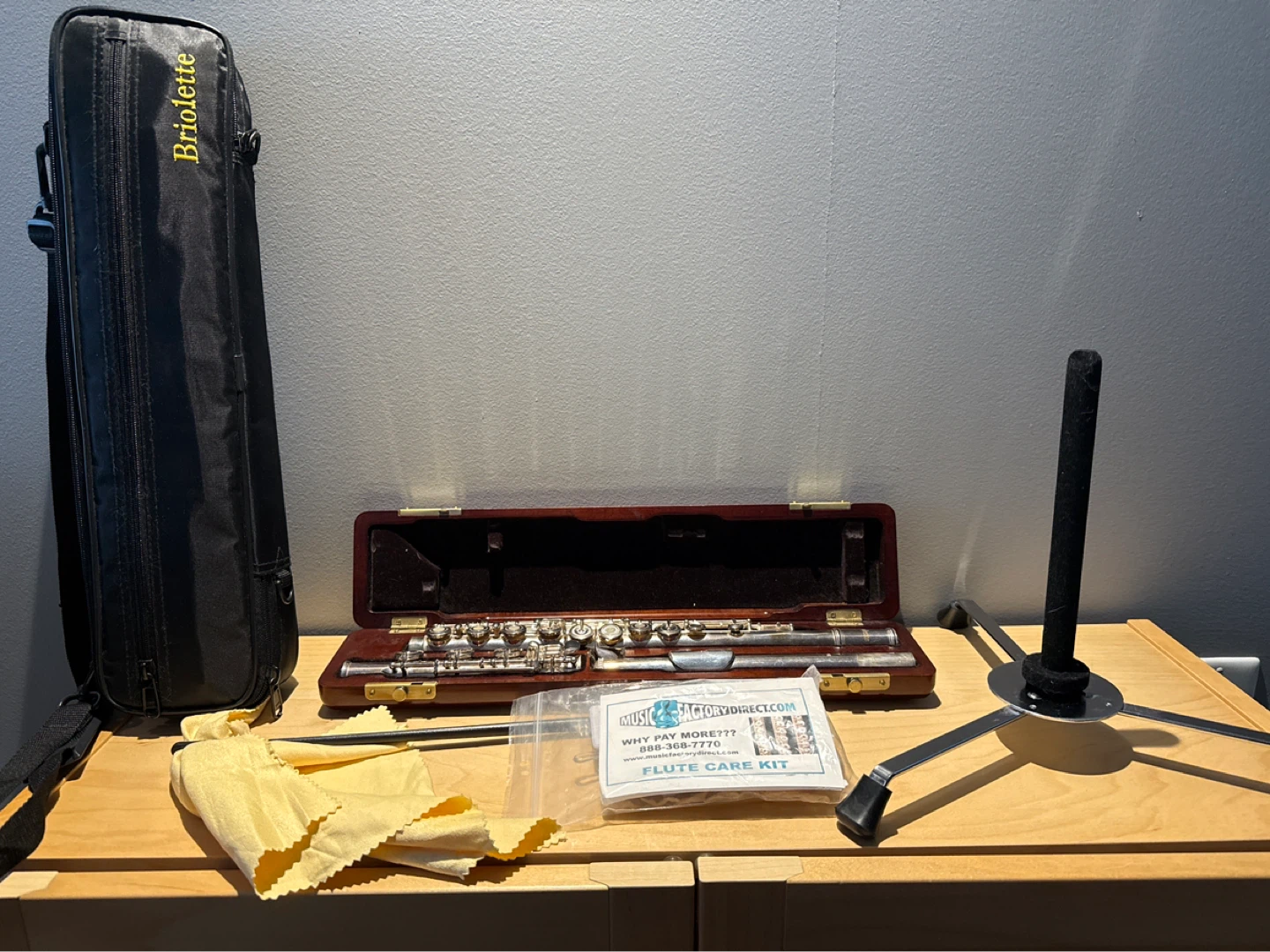 Briolette Flute with Case - photo 5