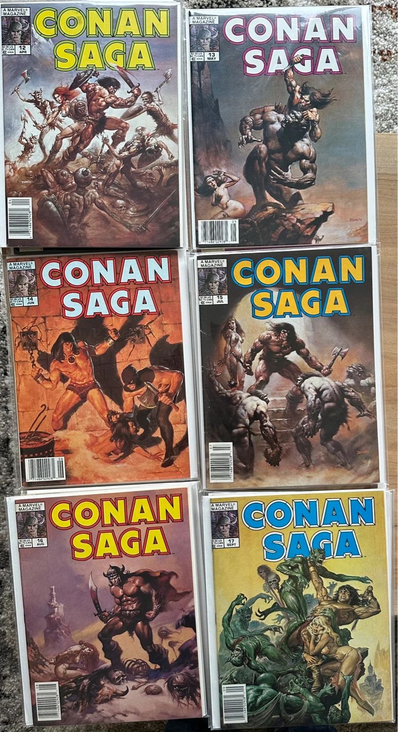 Vintage Conan Saga Comic Magazines For Sale - photo 2