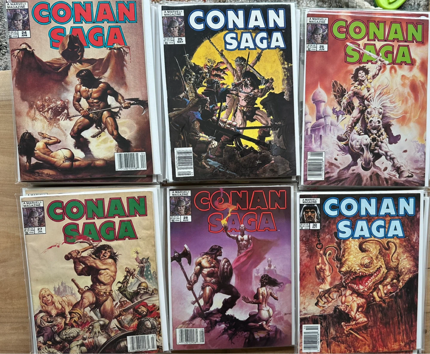 Vintage Conan Saga Comic Magazines For Sale - photo 4
