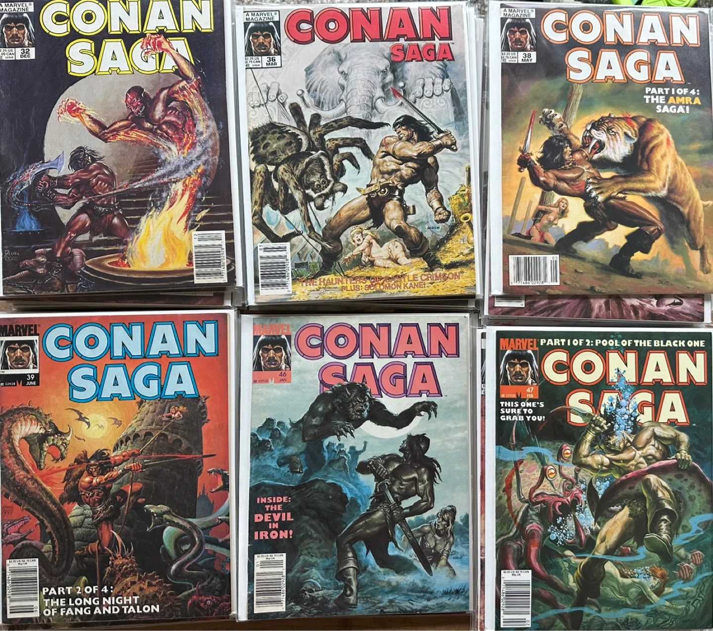 Vintage Conan Saga Comic Magazines For Sale - photo 5
