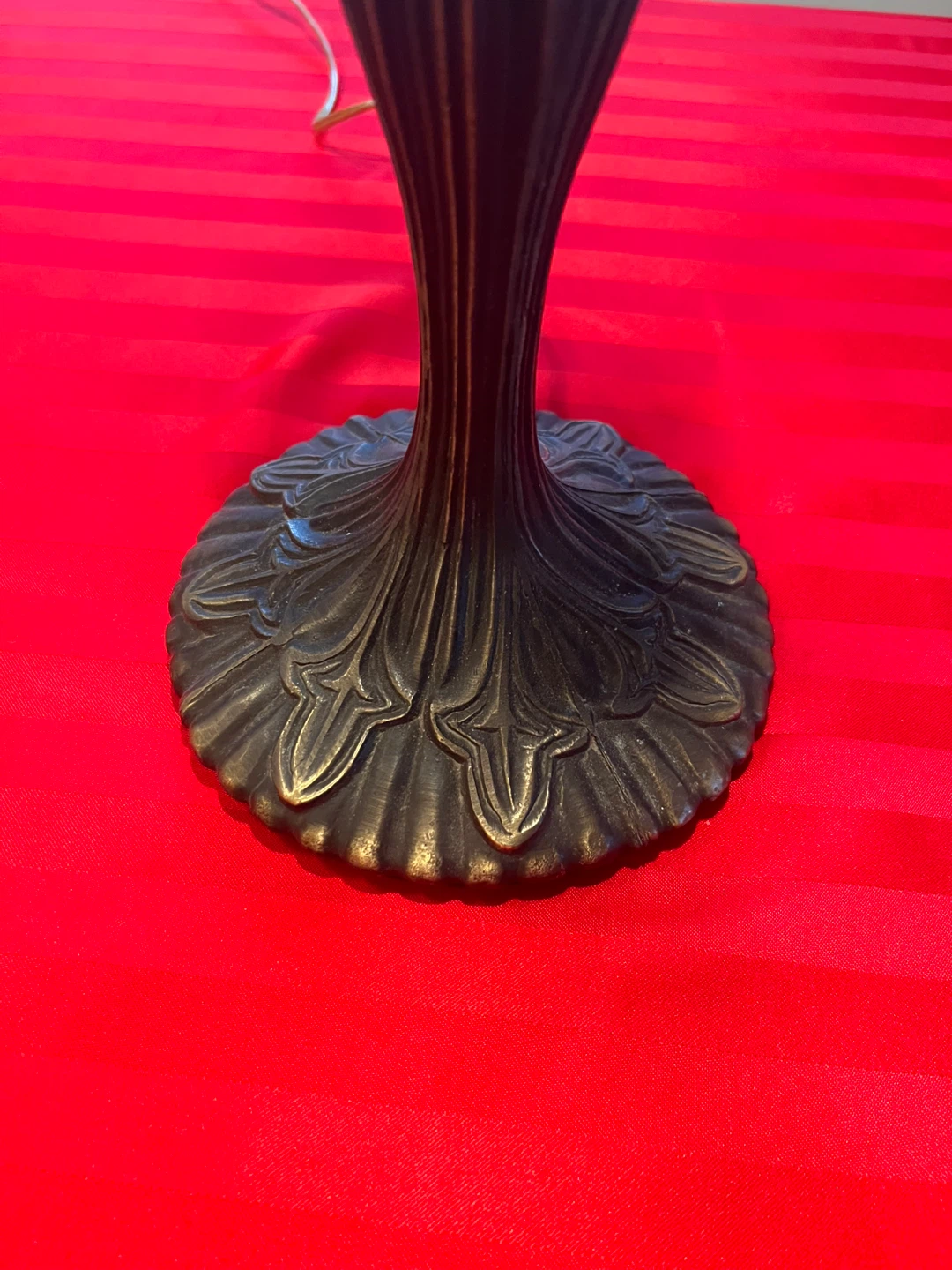 Vintage Tiffany Style Table Lamp - photo 4