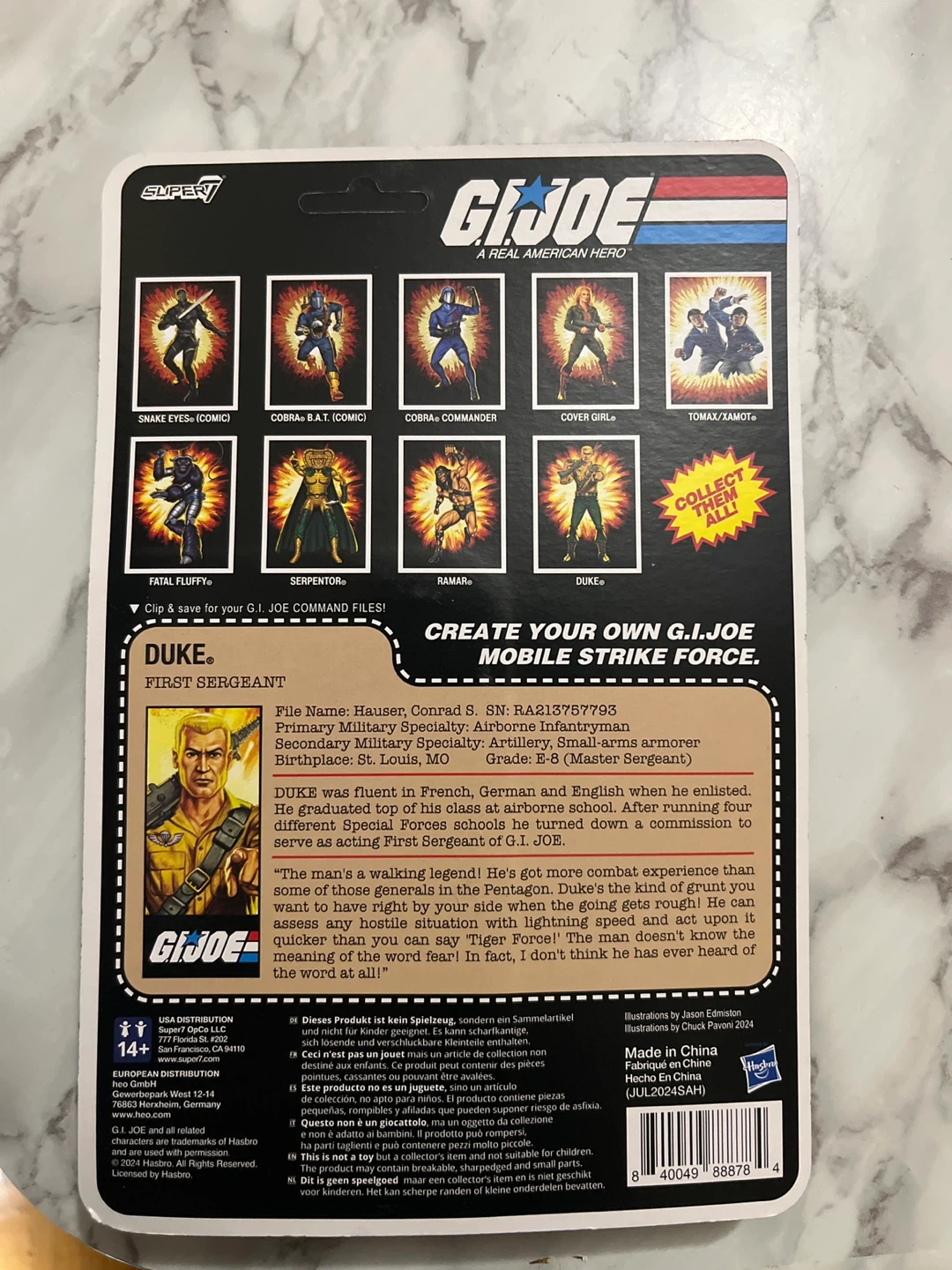 G.I. Joe Duke "First Sergeant" Action Figure - photo 2