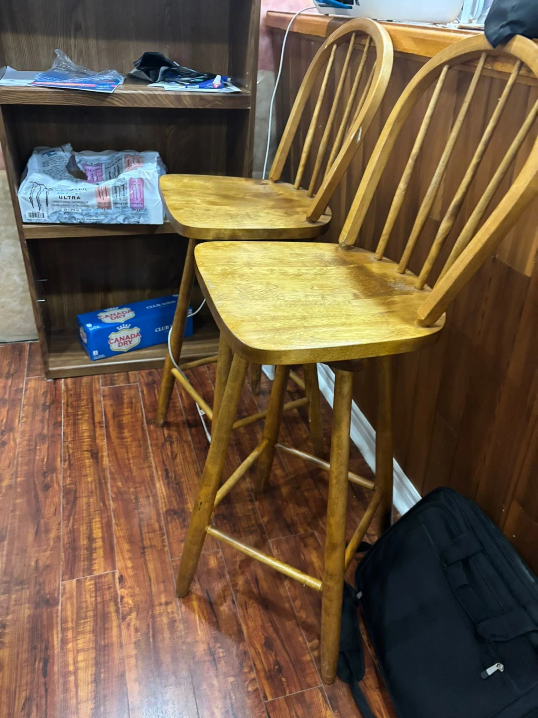 Wooden Bar Stools - Set of 2 - photo 3