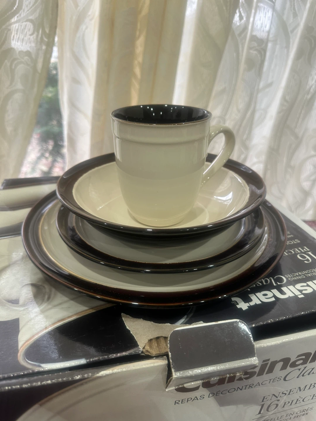 Cuisinart Classic 16 Piece Stoneware Dinnerware Set - photo 3