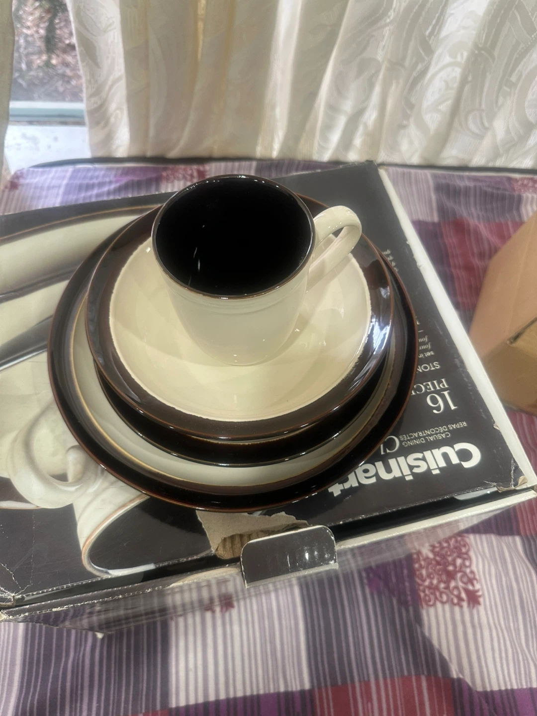 Cuisinart Classic 16 Piece Stoneware Dinnerware Set - photo 4