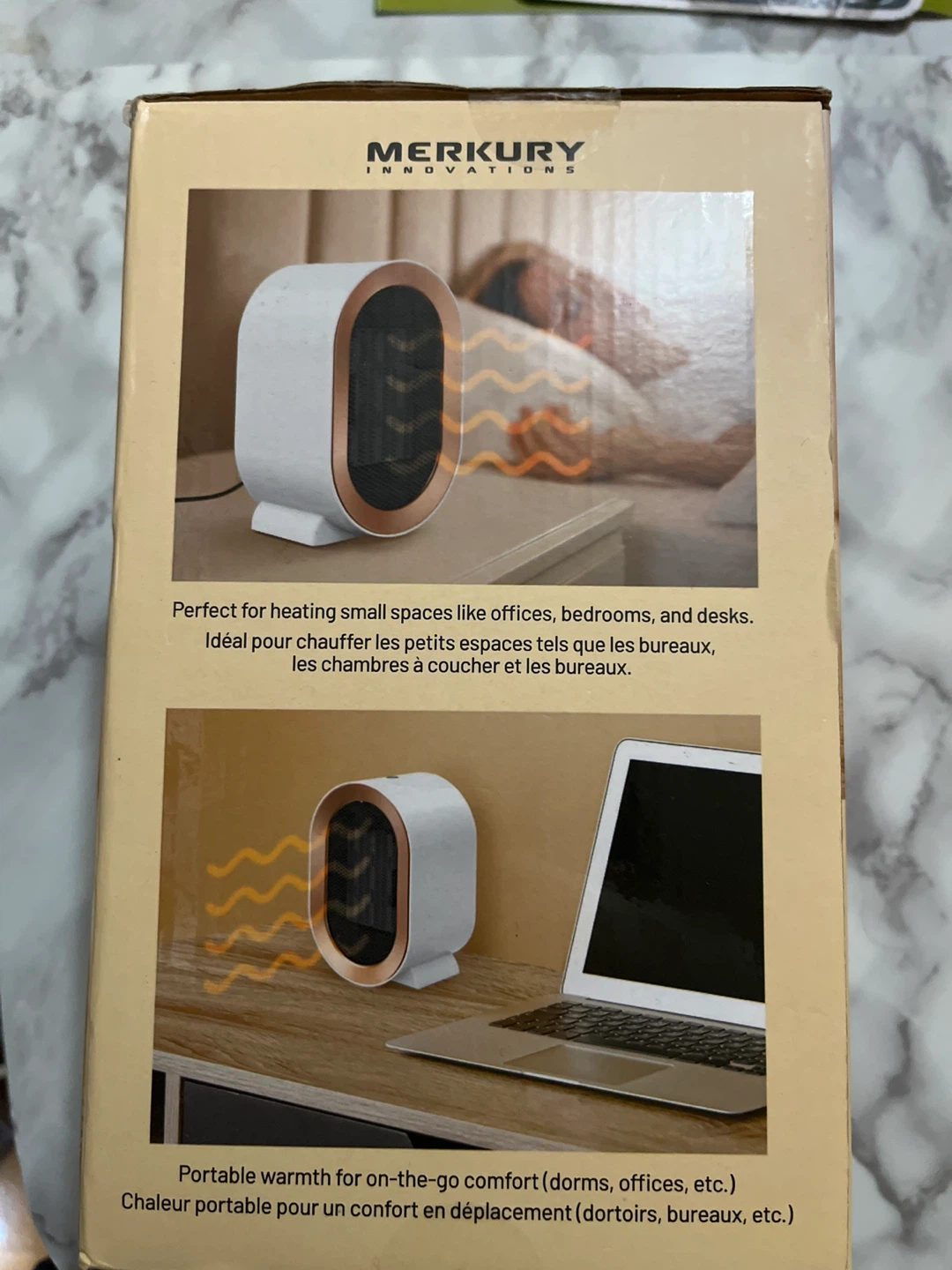 Merkury Innovations HeatWave Portable Electric Space Heater Fan - photo 2