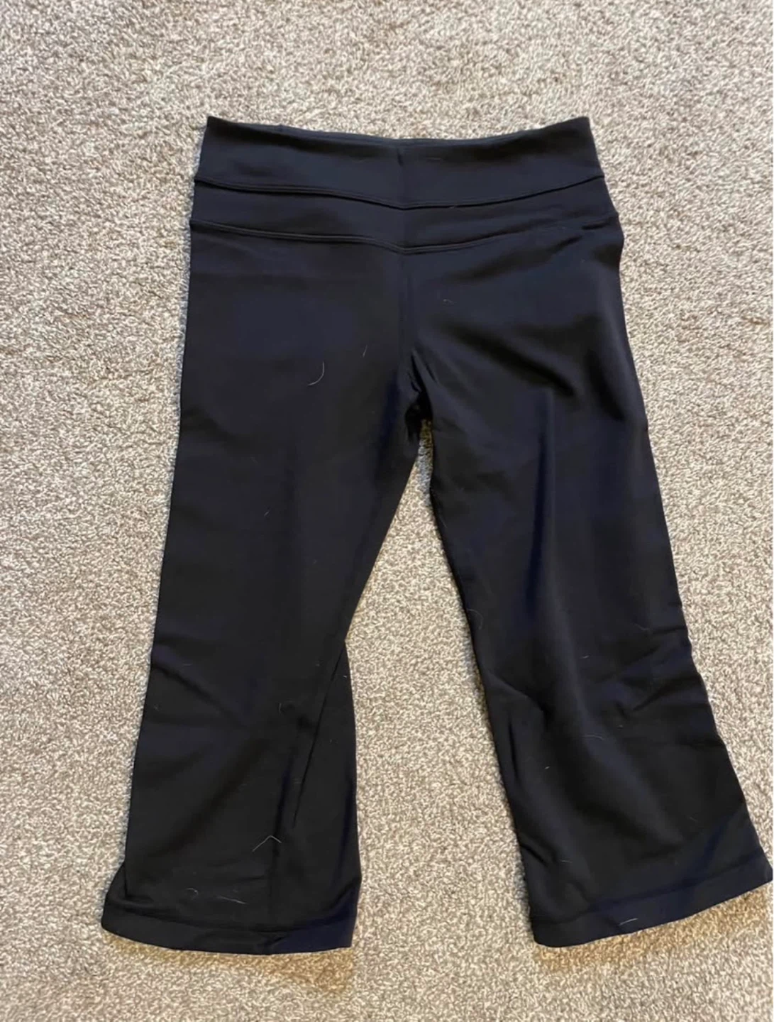 Lululemon Black Crop Pants Size 4 - photo 2