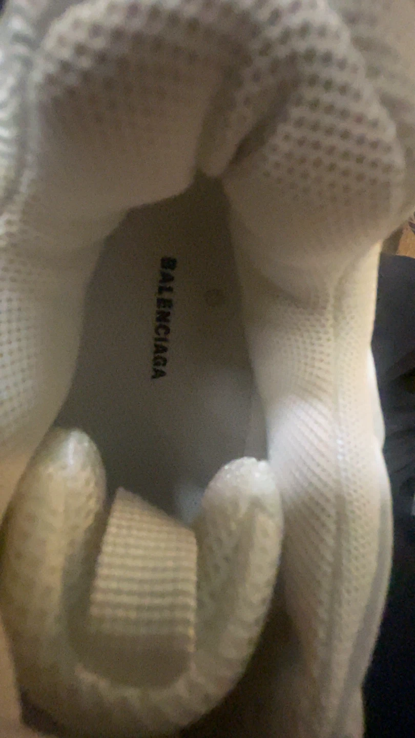 Balenciaga White Triple S Sneakers Size 35 - photo 2