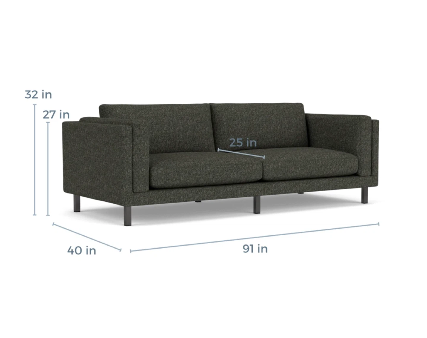 Room & Board Cade Couch 91’ - photo 2