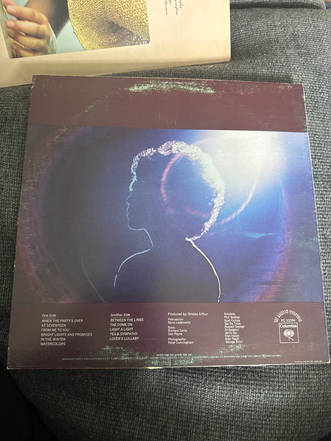 Janis Ian Between The Lines Vinyl LP Record - photo 2
