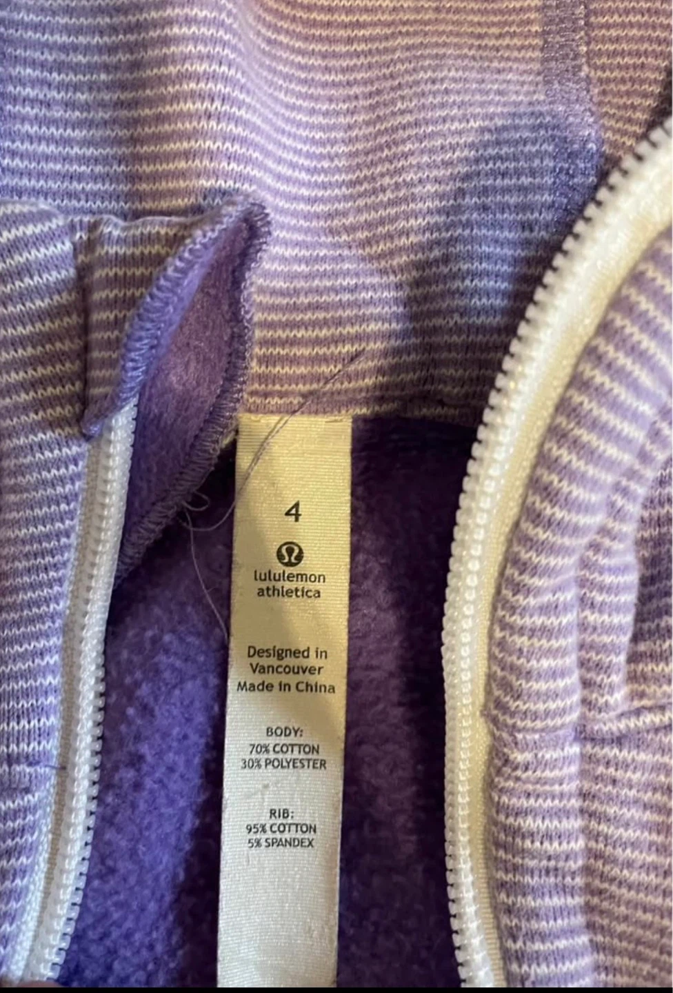 Lululemon scuba Zip-Up Hoodie Size 4 - photo 2