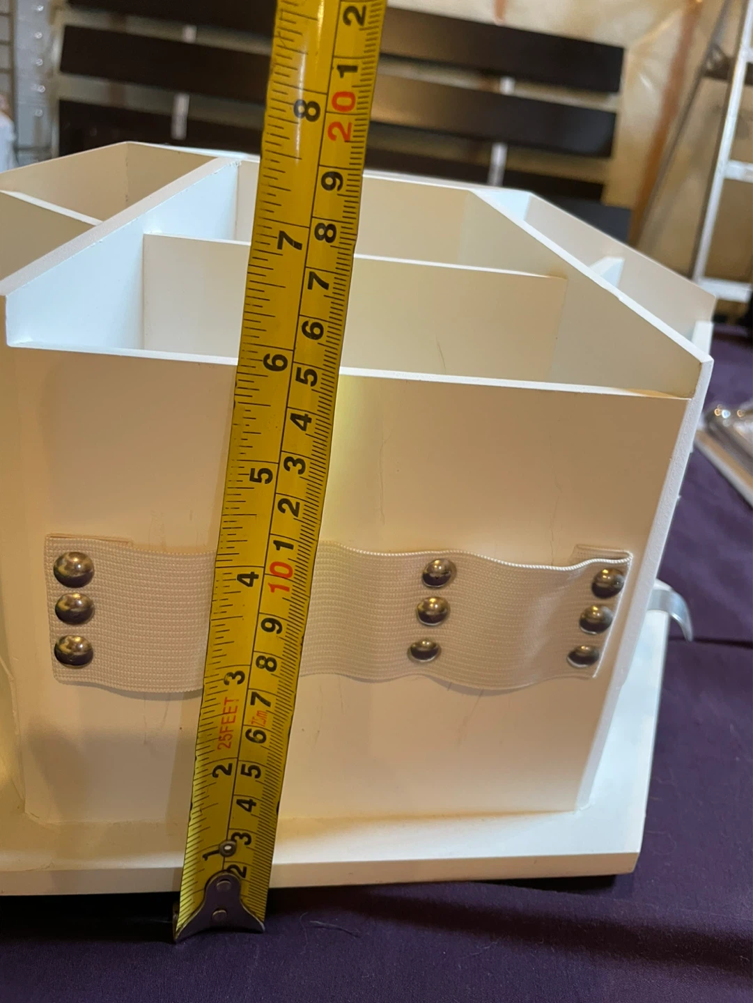 White Rotating Organizer/Craft Caddy - photo 3