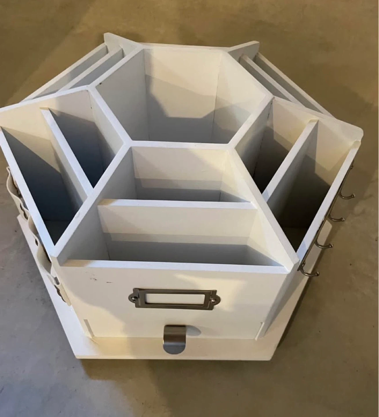 White Rotating Organizer/Craft Caddy